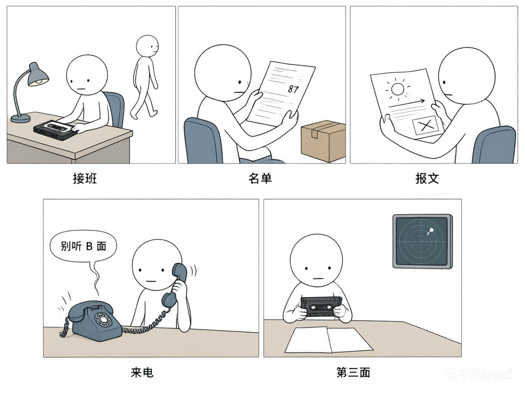无应答 · 情节五宫格 · 五幕剪影